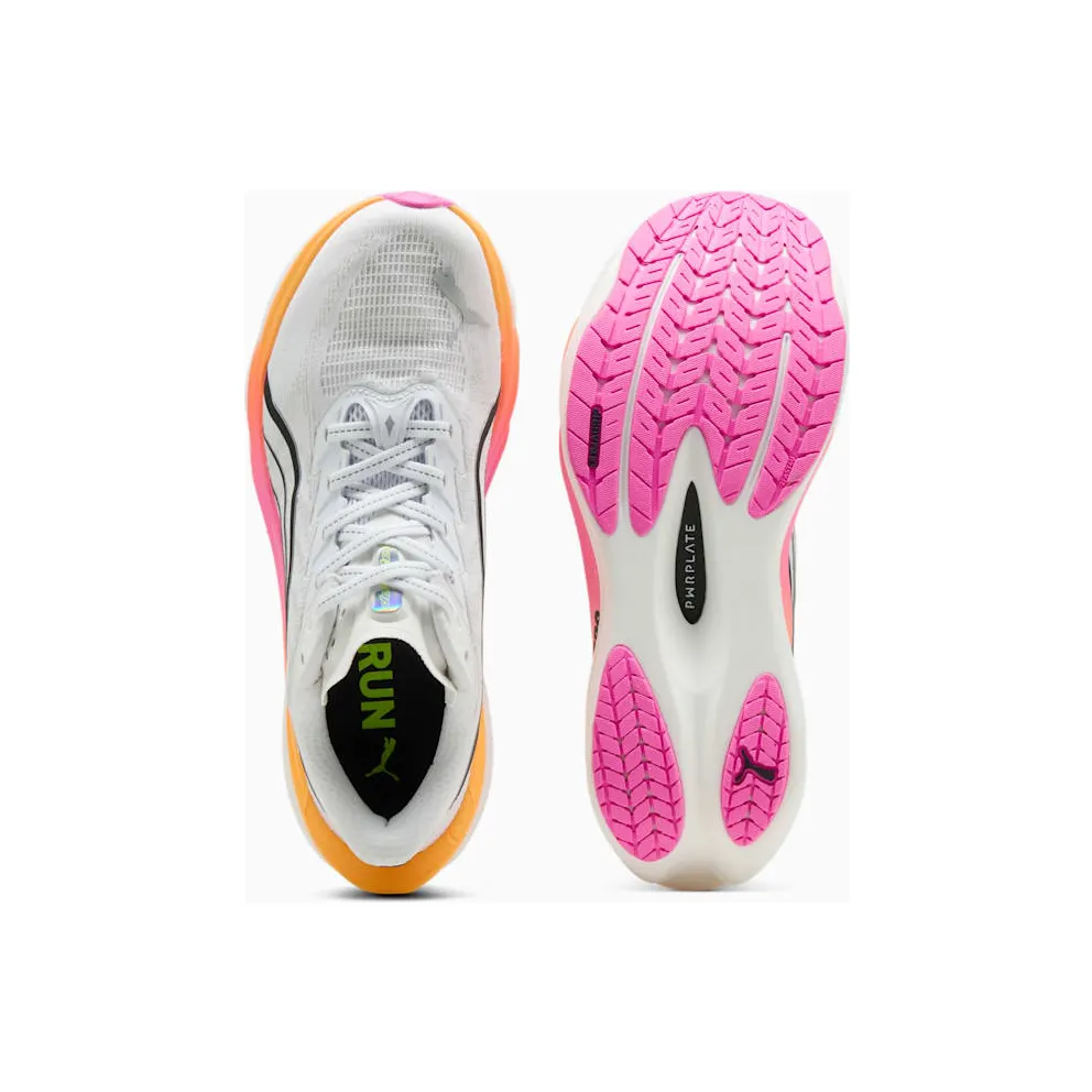 Puma Deviate Nitro 4 White Poison Pink Glowing Red (312124-10)