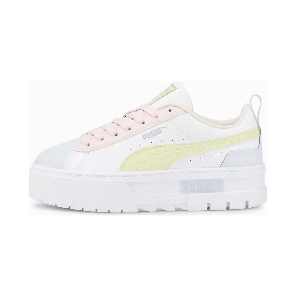 PUMA Mayze Leather Women’ White/Arctic Ice (385591-02)