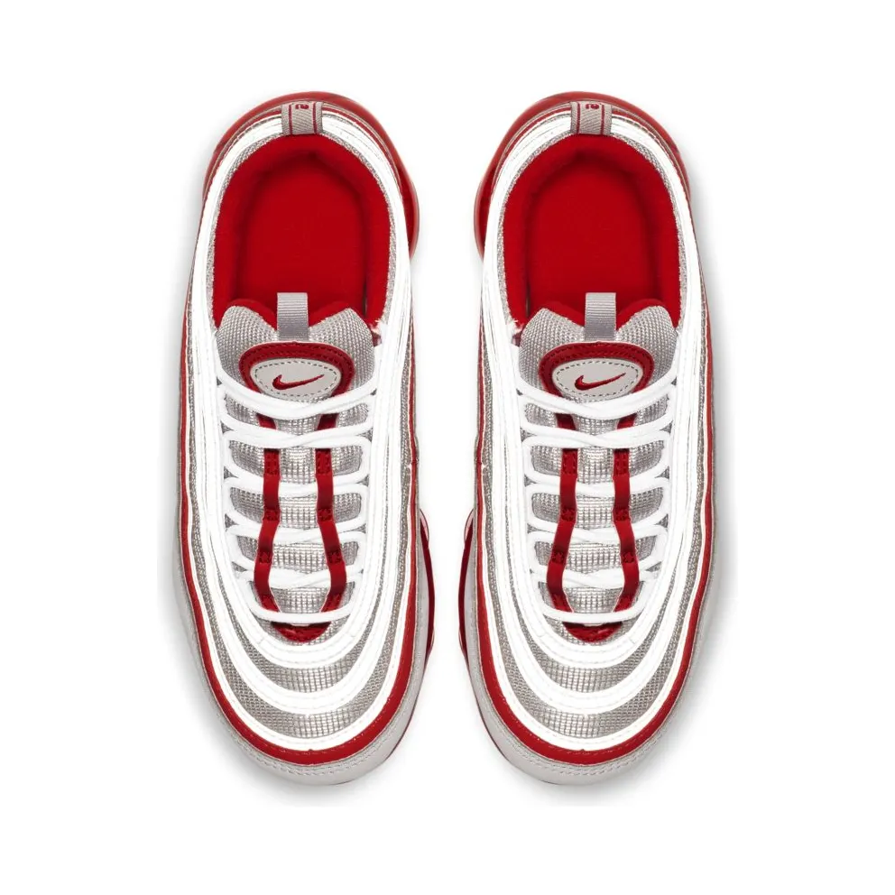 Nike Air VaporMax 97 Atmosphere Grey University Red (GS) Atmosphere Grey/White-University Red (BV1153-002)