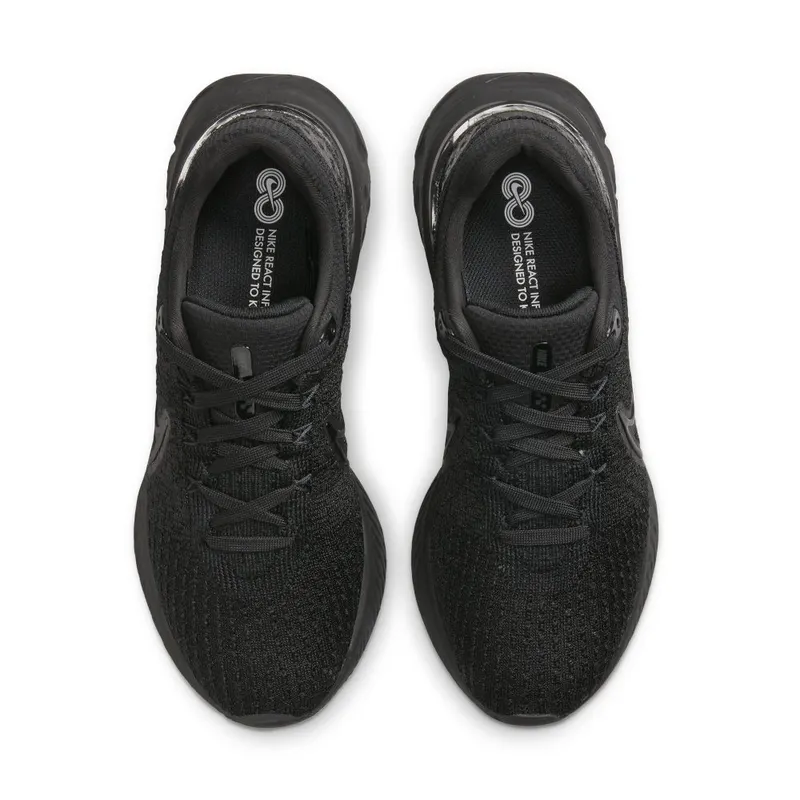 Nike React Infinity Run Flyknit 3 Road Running Black (DD3024-005)
