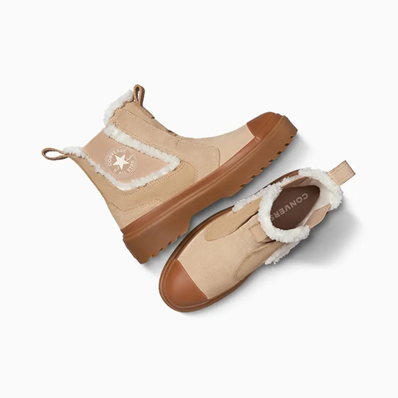 Converse Chuck Taylor All Star Chelsea Lugged Suede Warm Quarry/Egret/Gum (A09257C)