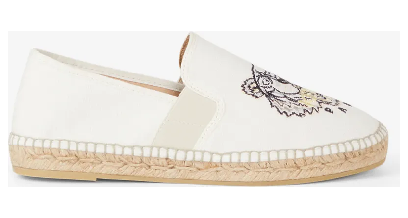 KENZO Espadrilles élastiques Tigre en toile (FC52ES188F71)