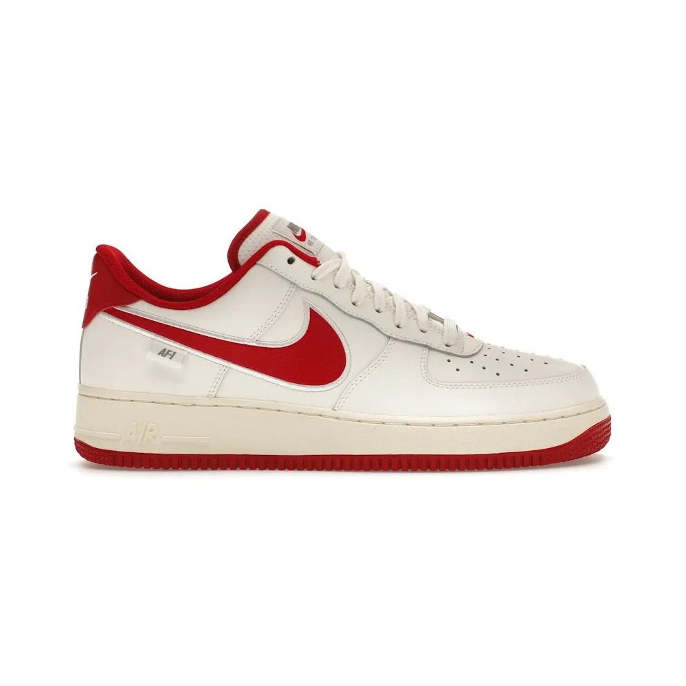 Nike Air Force 1 Low ’07 Sail Gym Red (FV0392-101)