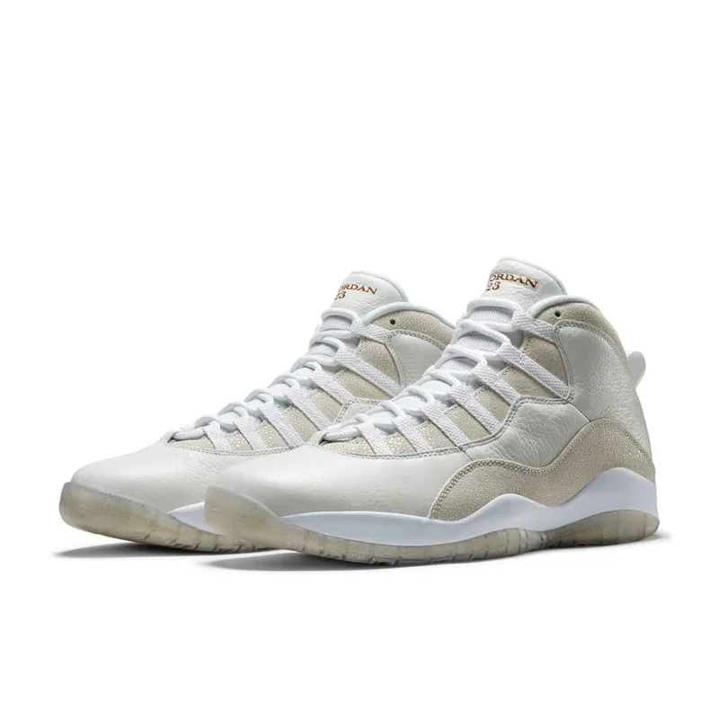 Jordan 10 Retro Drake OVO White Summit White/Metallic Gold-White (819955-100)