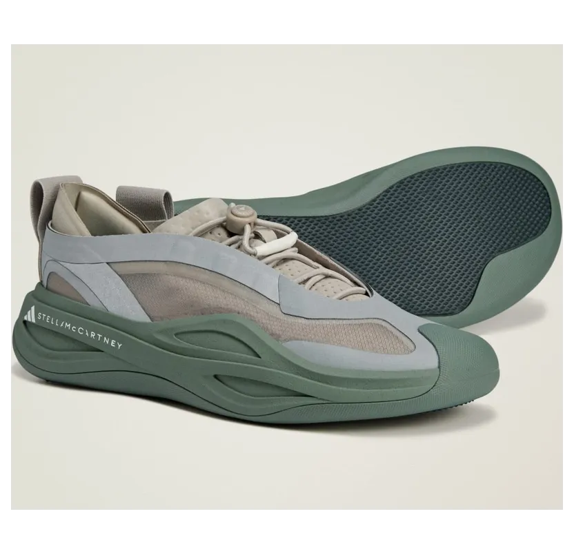 adidas by Stella McCartney Sportswear Low Ground Stone Green / Cloud White / Reflective Silver (JQ2966)