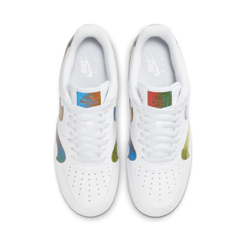 Nike Air Force 1 Low Misplaced Swooshes White Multi White/Reflect Silver (CK7214-101)