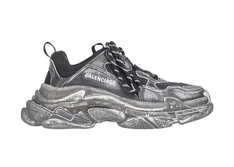 Balenciaga Triple S Faded Black (W) (524039W3CN31000)