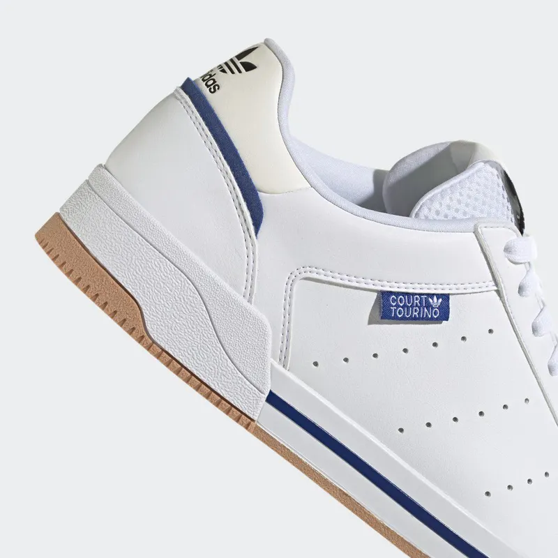 Adidas Court Tourino Cloud White / Cloud White / Collegiate Royal (GX4379)