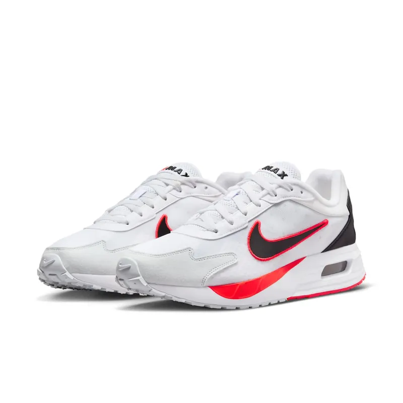 Nike Air Max Solo White Bright Crimson Pure Platinum Black (DX3666-105)