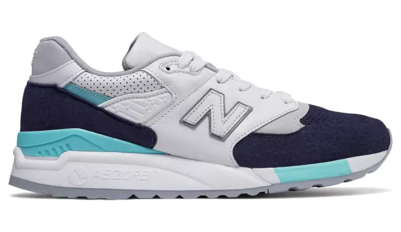 New Balance 998 Winter Peaks White Navy