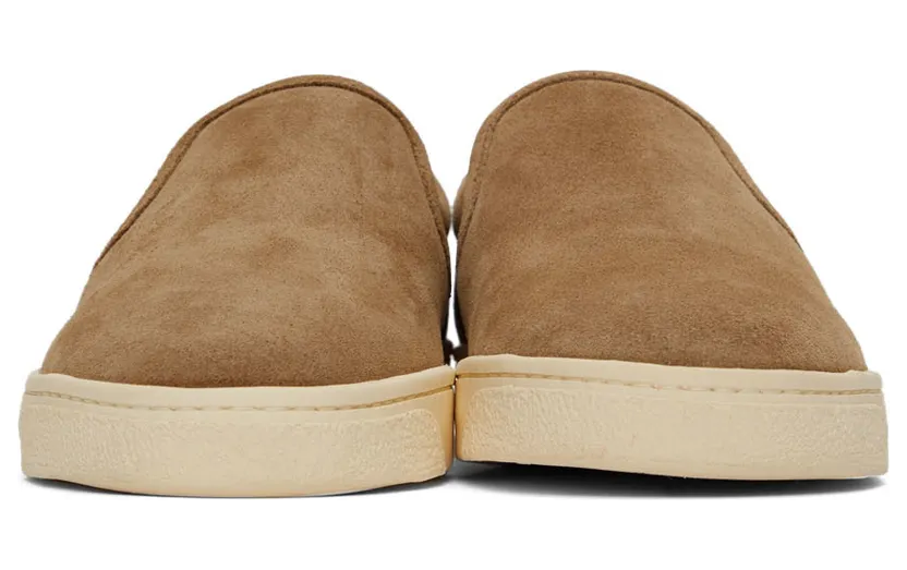 Brunello Cucinelli Brown Hybrid Slip-On Sneakers (MZUCTEN269) (2)