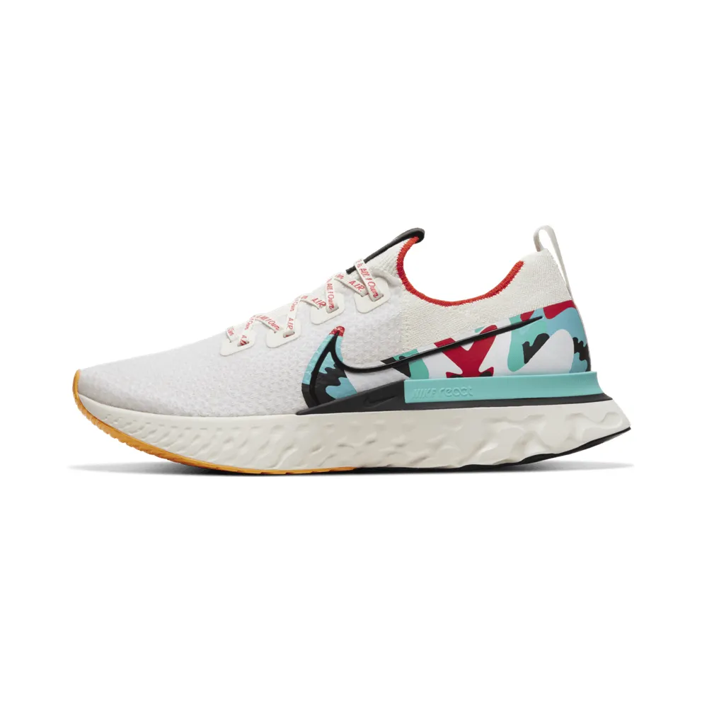 Nike React Infinity Run Flyknit A.I.R Sail Sail/Track Red-Laser Orange-Black (CV9312-100)