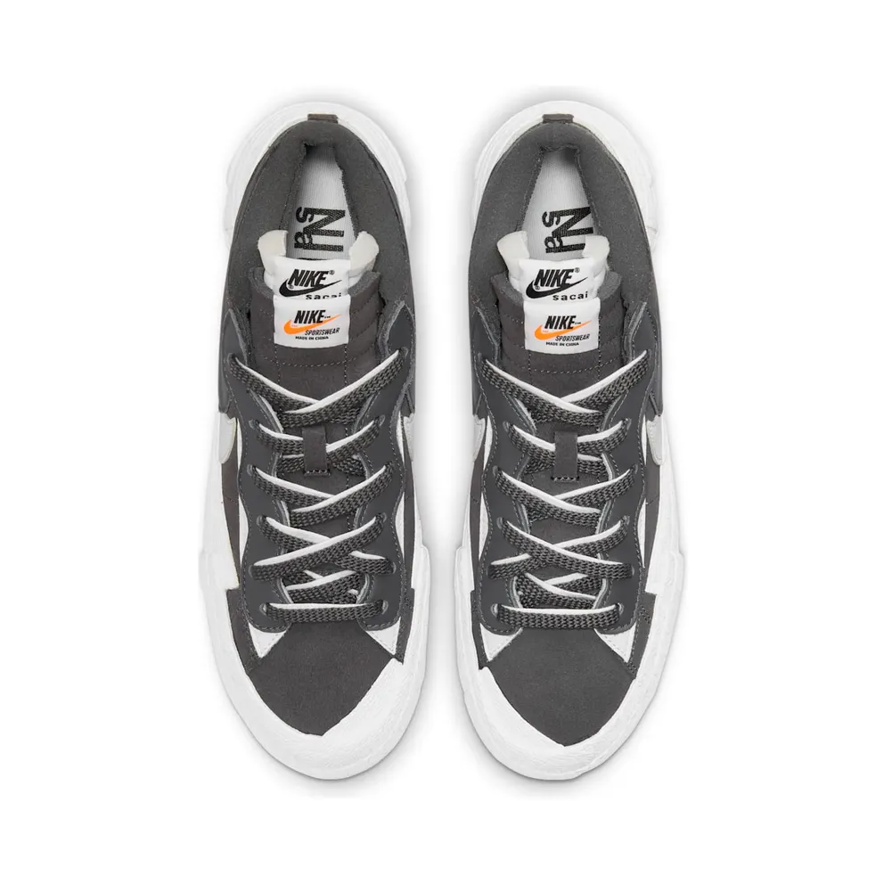 Nike x sacai Blazer Low Iron Grey (2021) (DD1877-002)