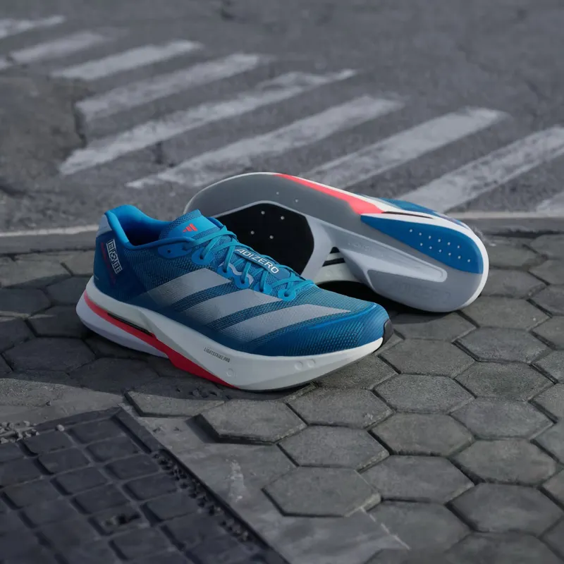 Adidas Adizero Boston 13 Solar Blue / Silver Metallic / Dark Solar Blue (JR4868)