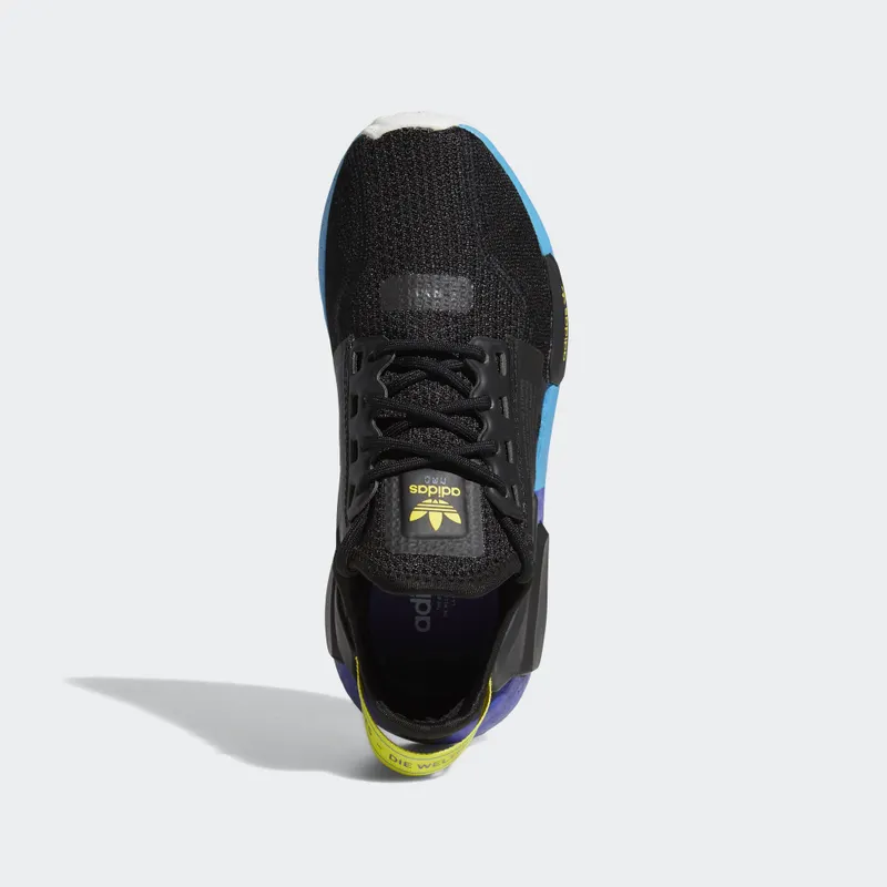 adidas  NMD R1 V2 Black Carbon Shock Yellow (GS) Core Black/Carbon/Shock Yellow (FX4428)