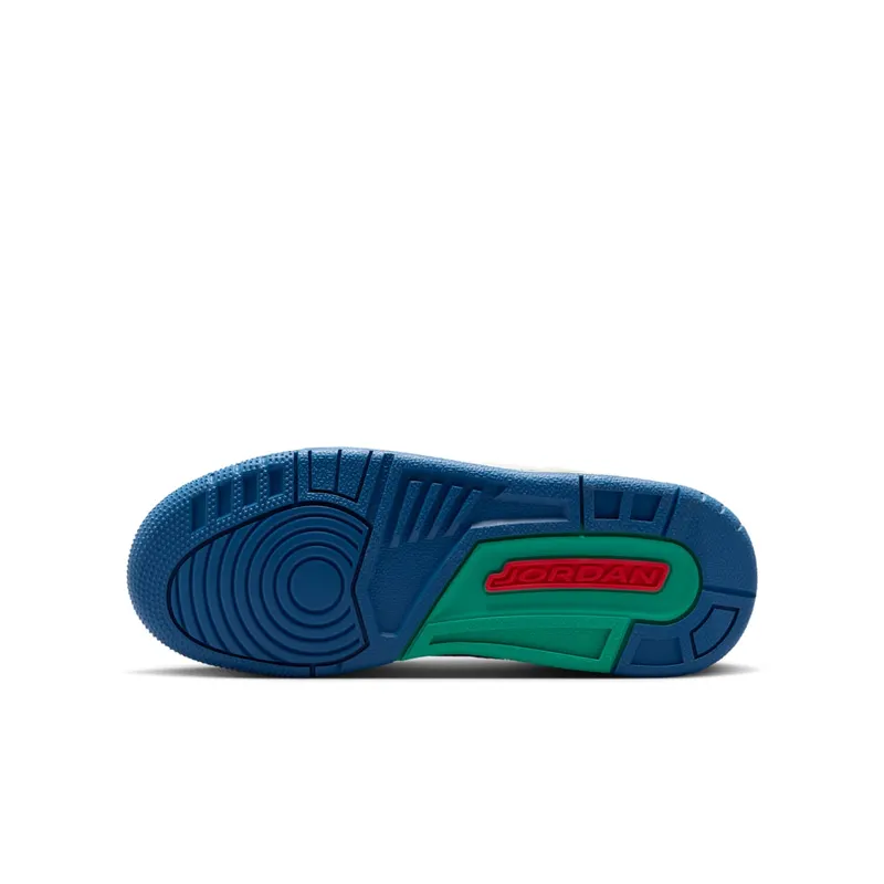 Air Jordan 3 – Play Your Way – “Chalk / True Blue / Kinetic Green / Track Red” (IO2076-100)