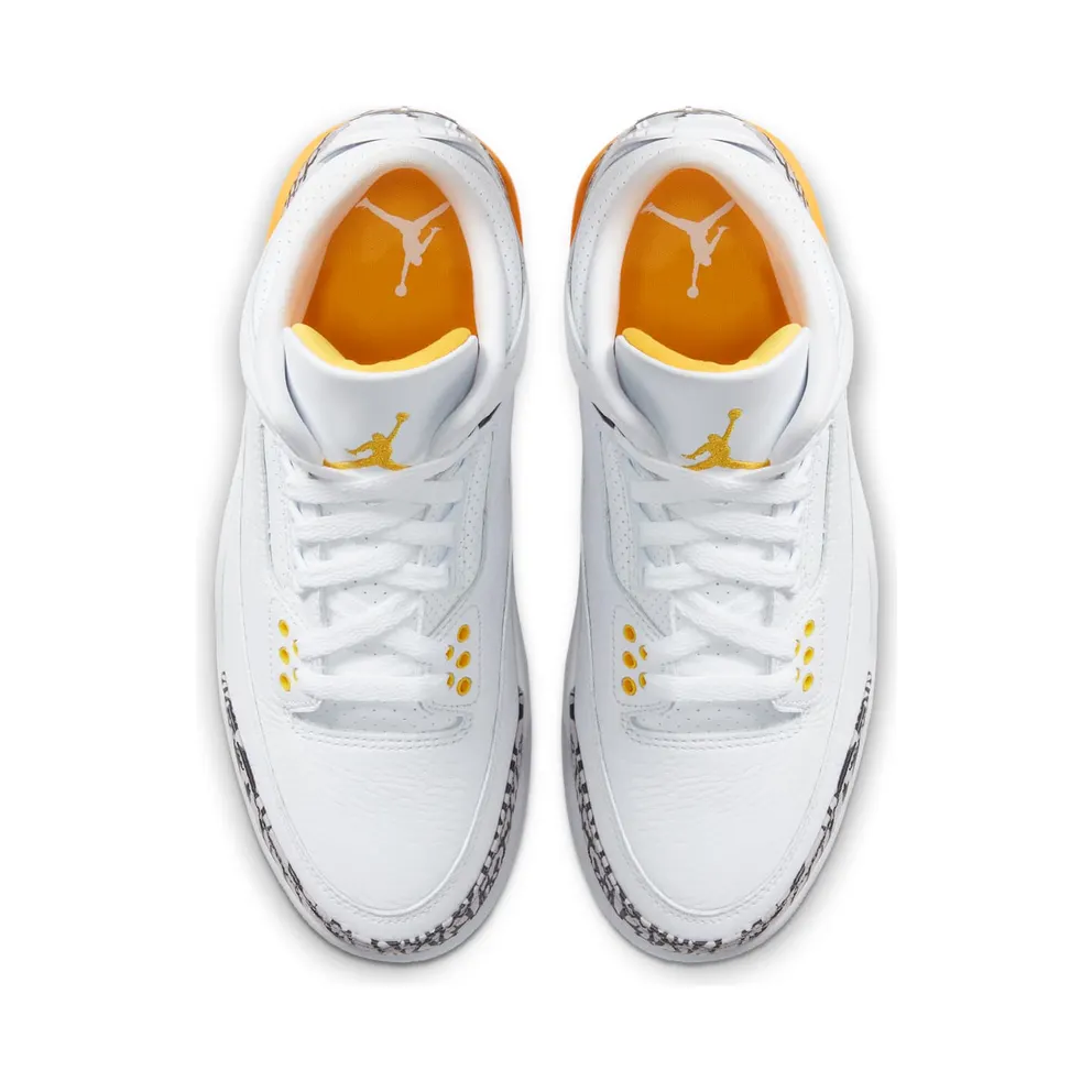 Jordan 3 Retro Laser Orange (W) White/Laser Orange-Cement Grey-Black (CK9246-108)