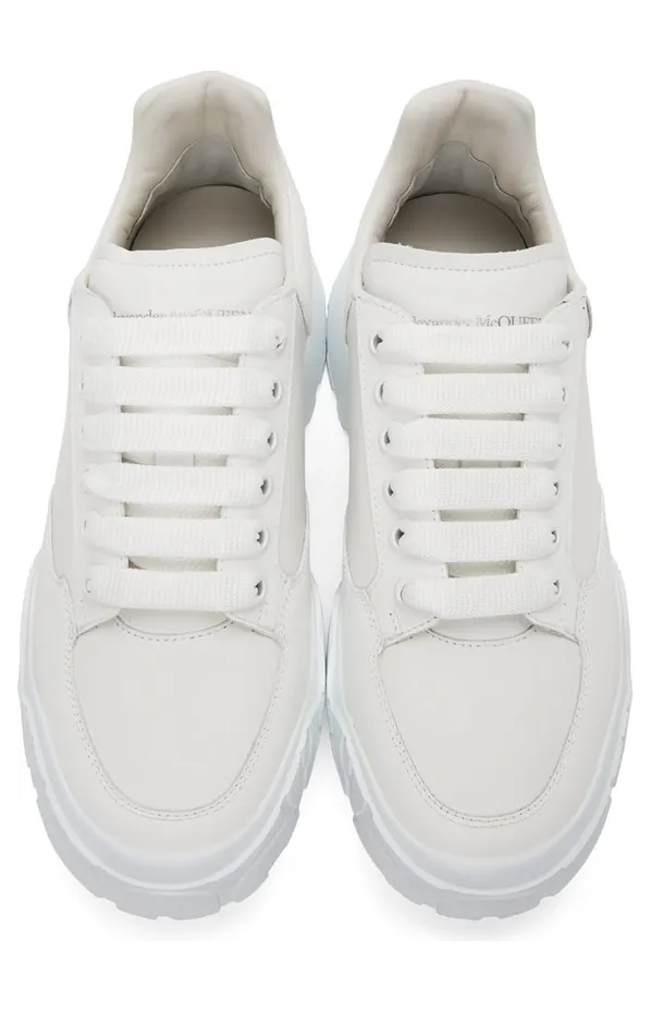 Alexander McQueen White Court Trainer 9000 OPT.WH (634619WHZ94) (5)