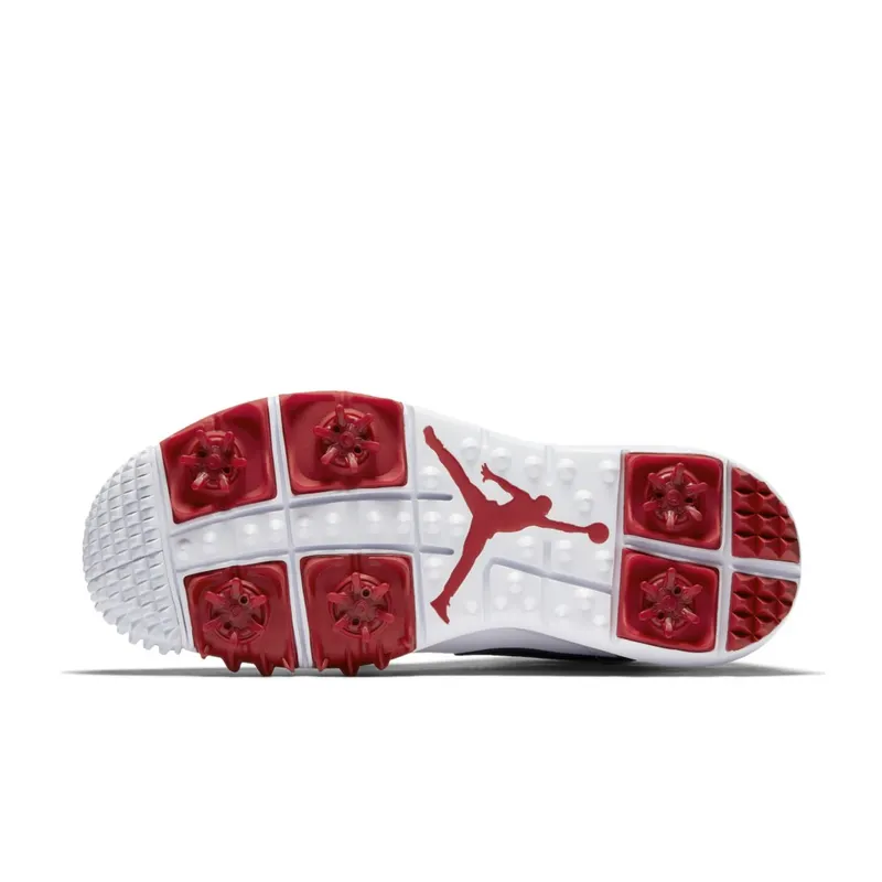 Jordan  1 Retro Golf Cleat Chicago White/Black-Varsity Red (917717-100)