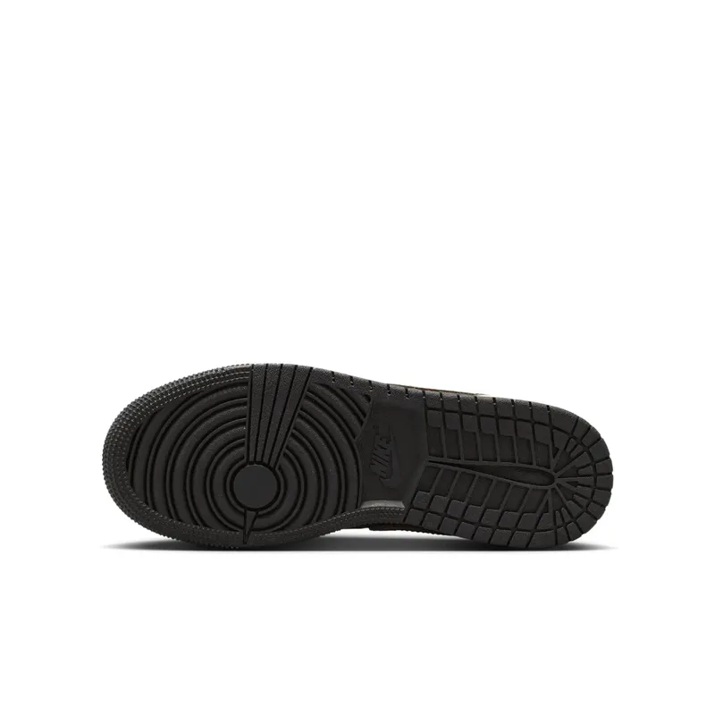 Air Jordan 1 Black/Light Wild Mango/Muslin/Olive Grey (IB7053-002)