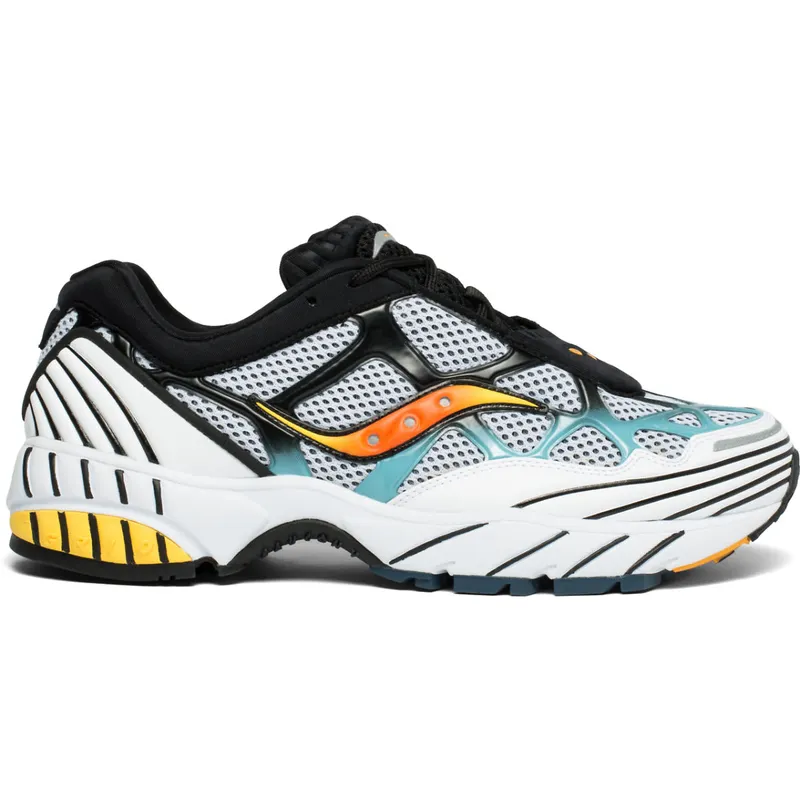 Saucony Grid Web White Multi White/Grey/Blue (S70466-1)