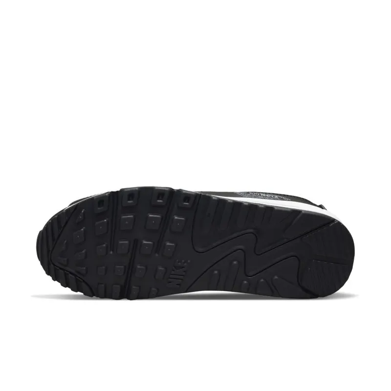 Nike Air Max 90 Black Metallic Silver (W) (DC9445-001)