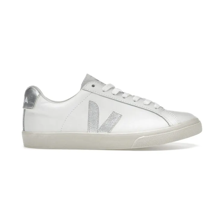 Veja Esplar Leather White Silver (EO0203883A)