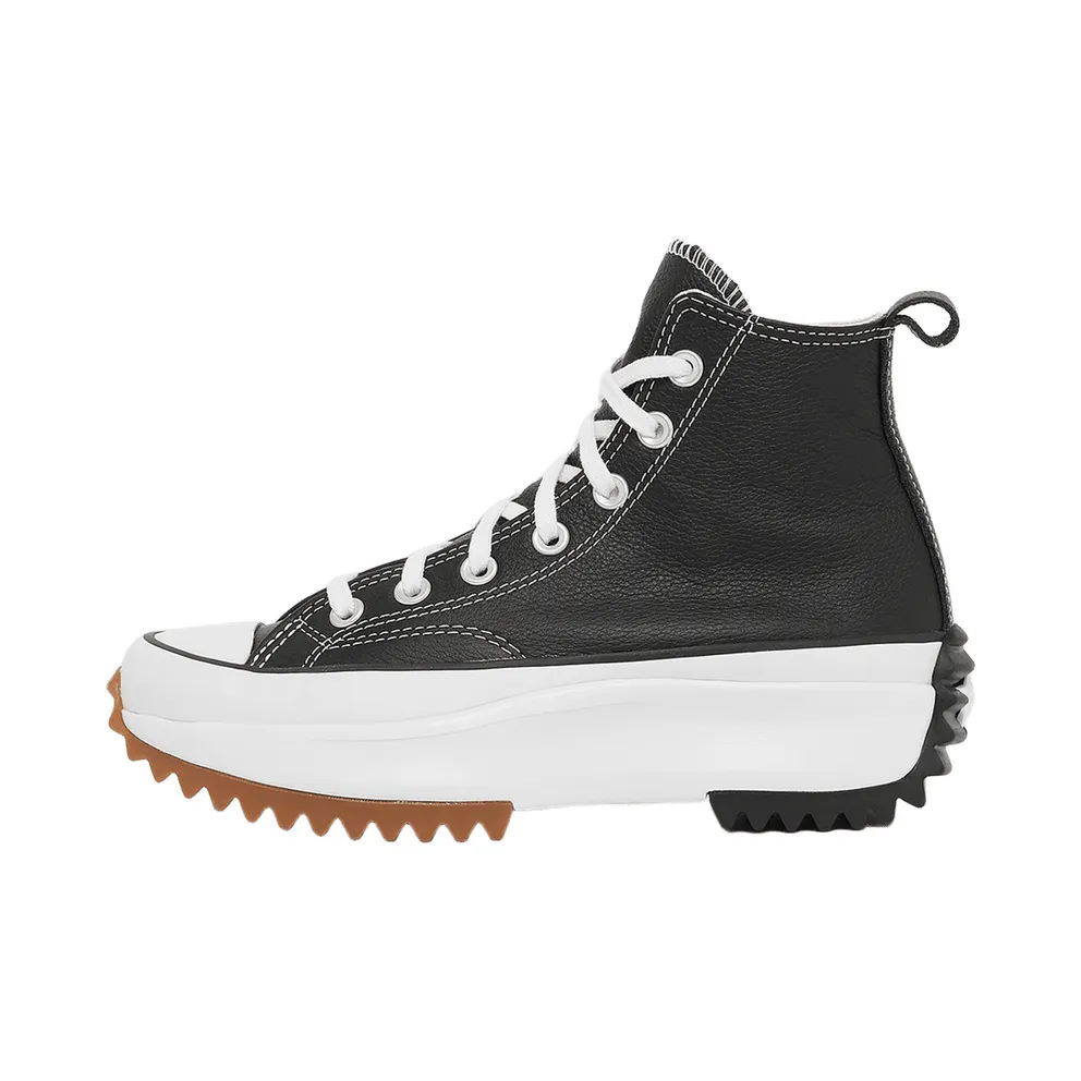 Converse Run Star Hike Platform Foundational Leather Black/White/gum