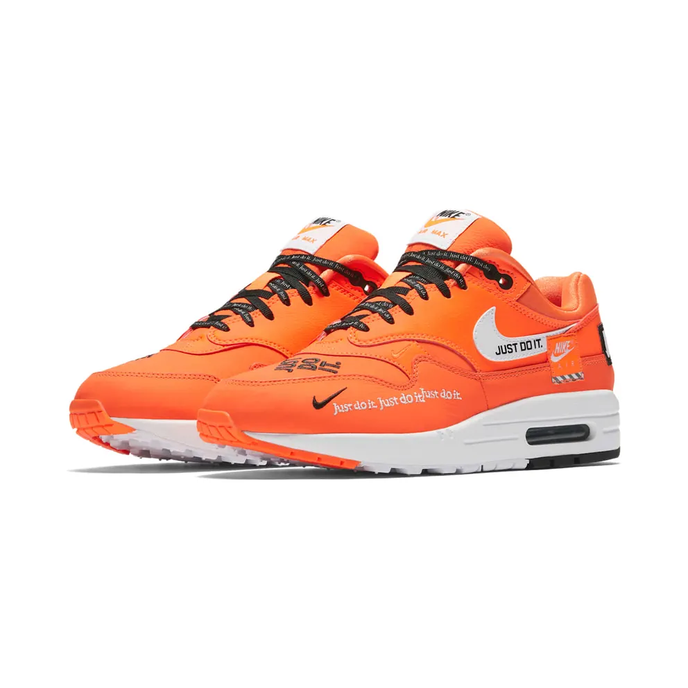 Nike Air Max 1 WMNS ‘Just Do It Pack’ Total Orange/White-Black (917691-800)