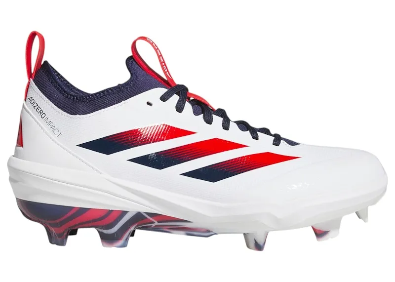 adidas Adizero Impact TPU 2.0 USA White Navy Collegiate Red (KK1074)
