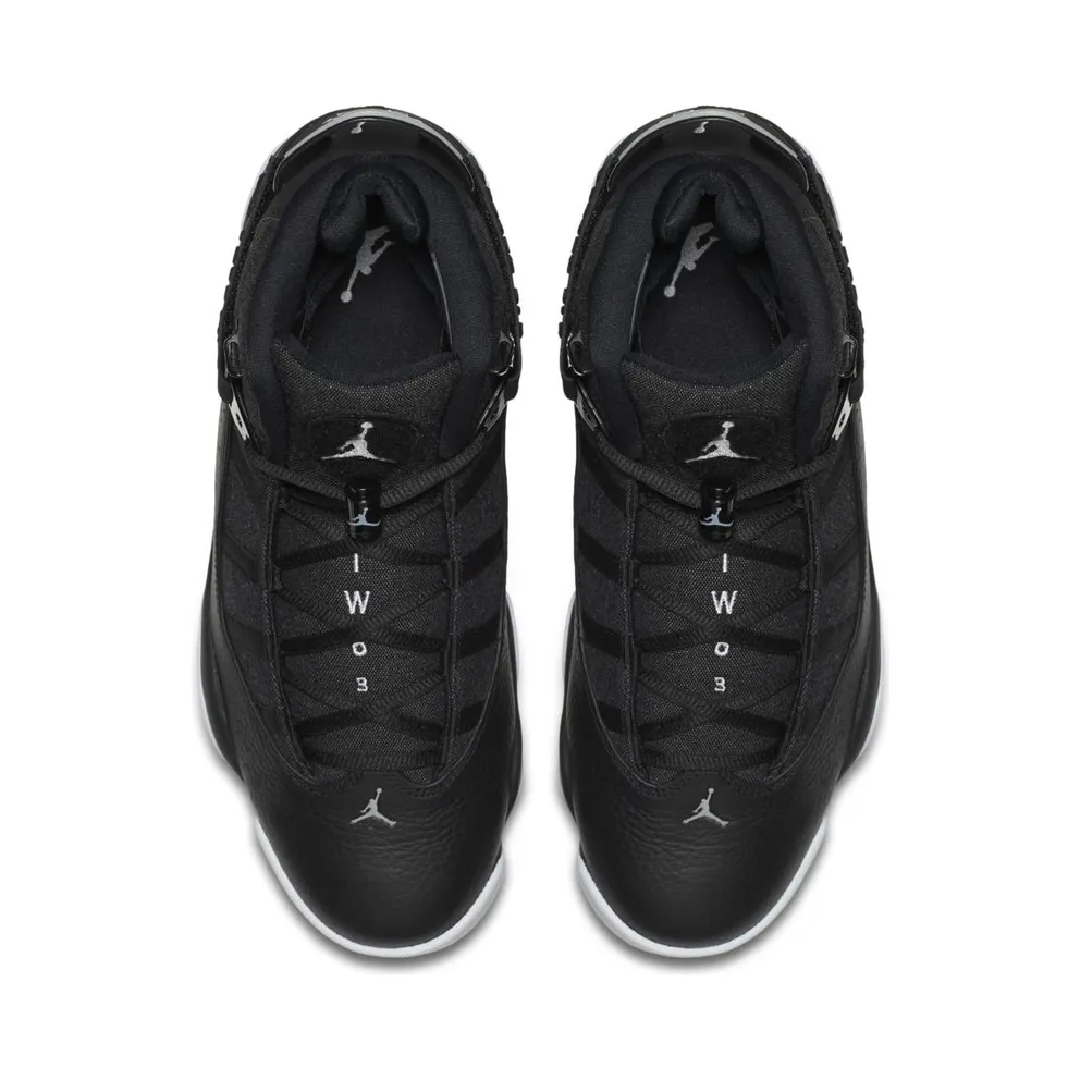 Jordan 6 Rings Black Matte Silver Black/White-Matte Silver (322992-021)