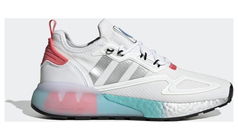 adidas ZX 2K Boost Cloud White / Silver Metallic / Hazy Rose (FX7054)