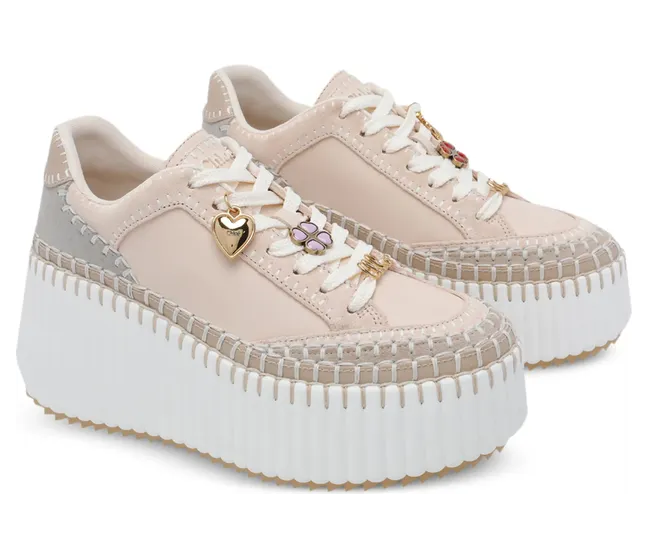 Chloé Nama Wedge “Neutrals/Grey” (26U02IWW 092) (3)