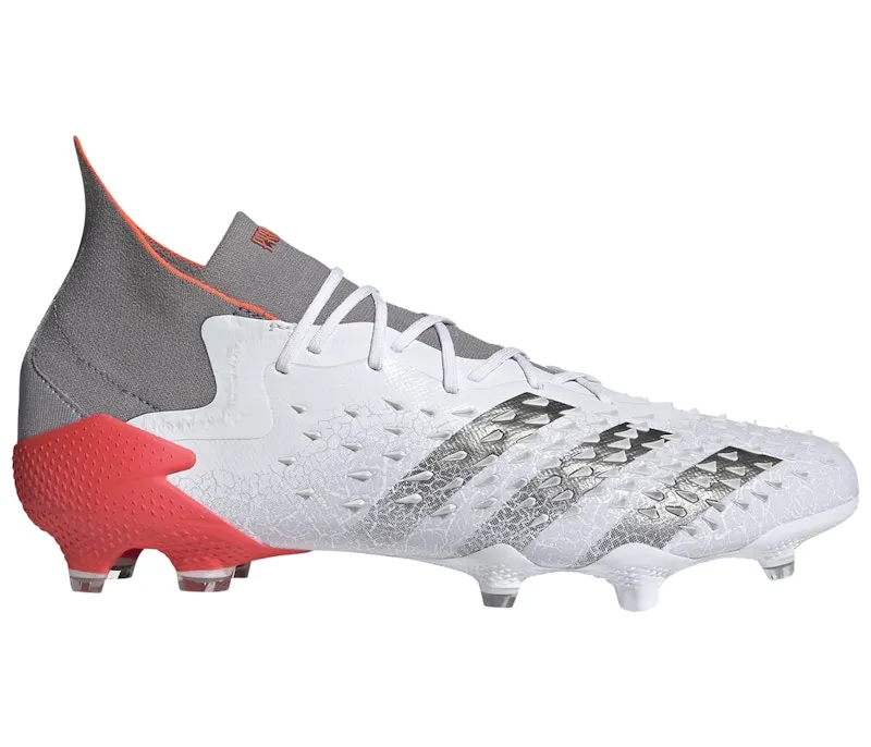 adidas Predator Freak 1 FG Demonskin White Solar Red (FY6255)