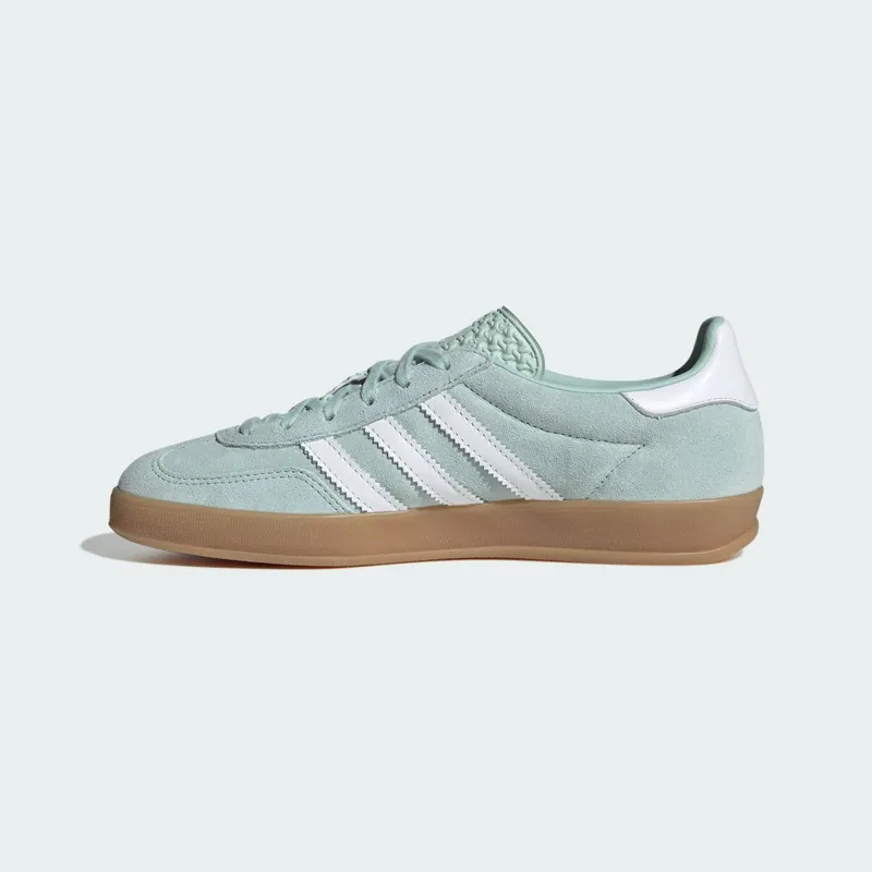 Adidas Gazelle Indoor Ash Green / Cloud White / Gum (JS1396)