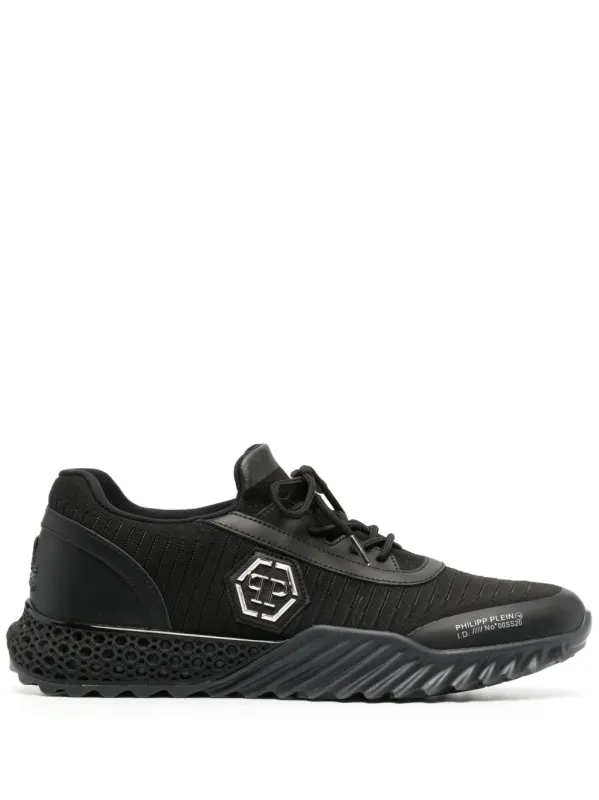 Philipp Plein Runner Hexagon low-top sneakers – Black (LABSUSC0079PTE003N)