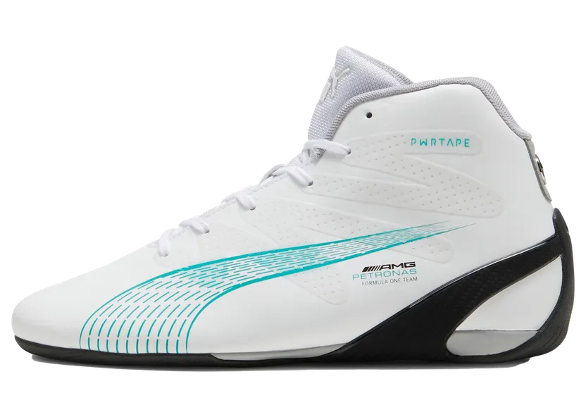 Puma MAPF1 Carbon Cat Mid “White Sheen Green” (307544-03)