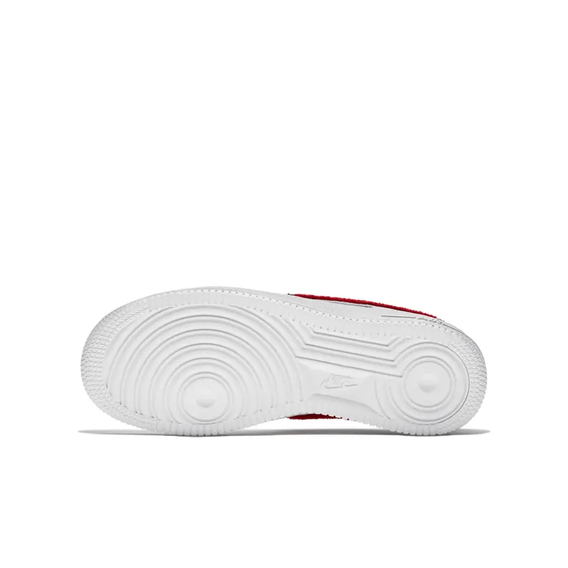 Nike Air Force 1 Low 3D Chenille Swoosh USA (GS) White/University Red-Blue Void (AO3620-101)