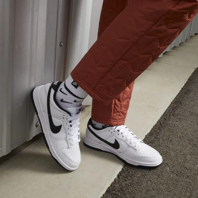 Nike Dunk Low White Black (2022) (W) (DD1503-113)
