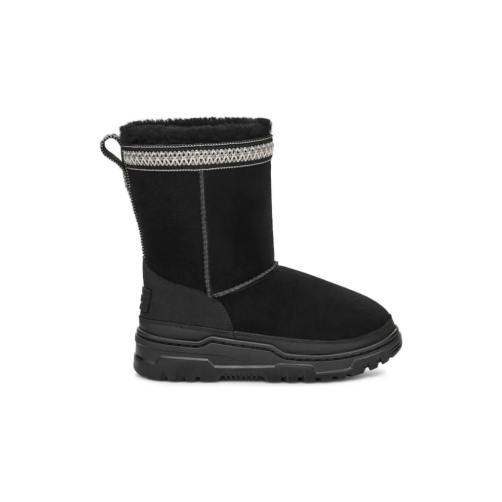 UGG Classic Short TrailGazer Boot Black (1157694K-BLK)