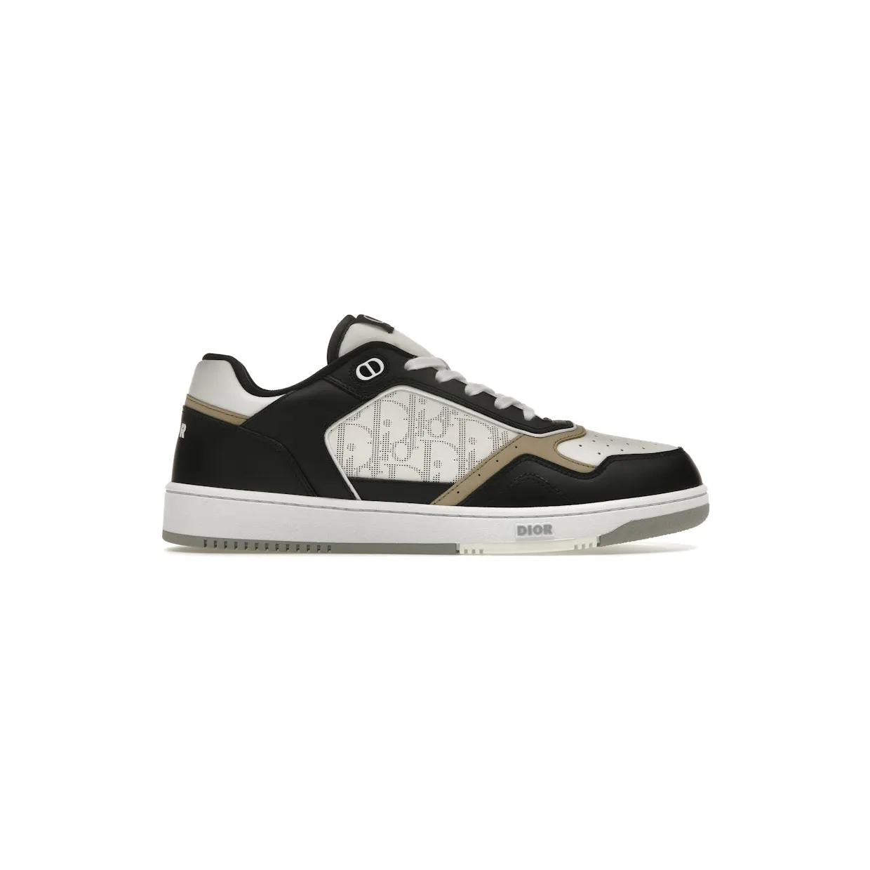 Dior B27 Low Black White Beige Oblique Galaxy (3SN272ZIJ_H163)