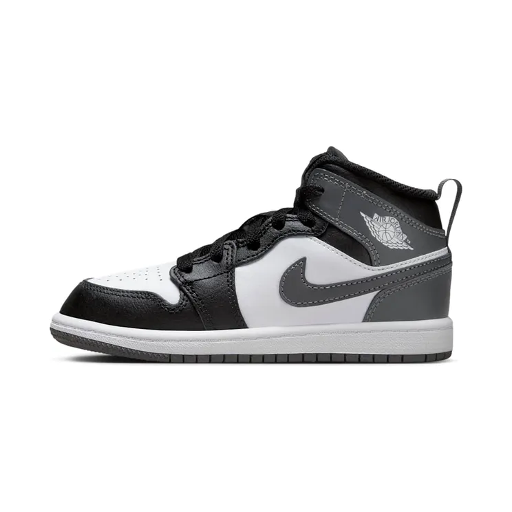 Jordan 1 Mid “Black / White / Iron Grey” (DQ8424-001)