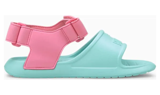 Puma Divecat v2 Injex badslippers kinderen Blauw/Roze (369546-09)