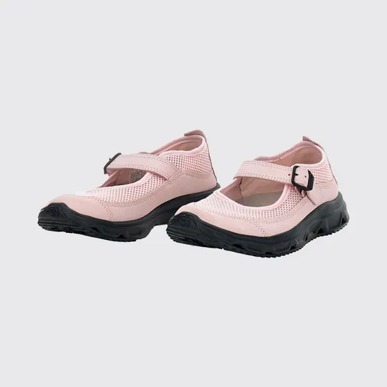 Salomon RX Marie-Jeanne Sneakers in Mesh and Leather Pink (L49206700700)