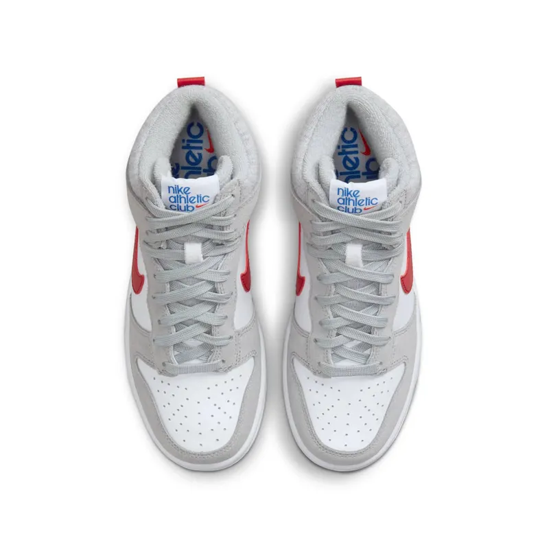 Nike Dunk High Athletic Club Grey Red (GS) (DH9750-001)