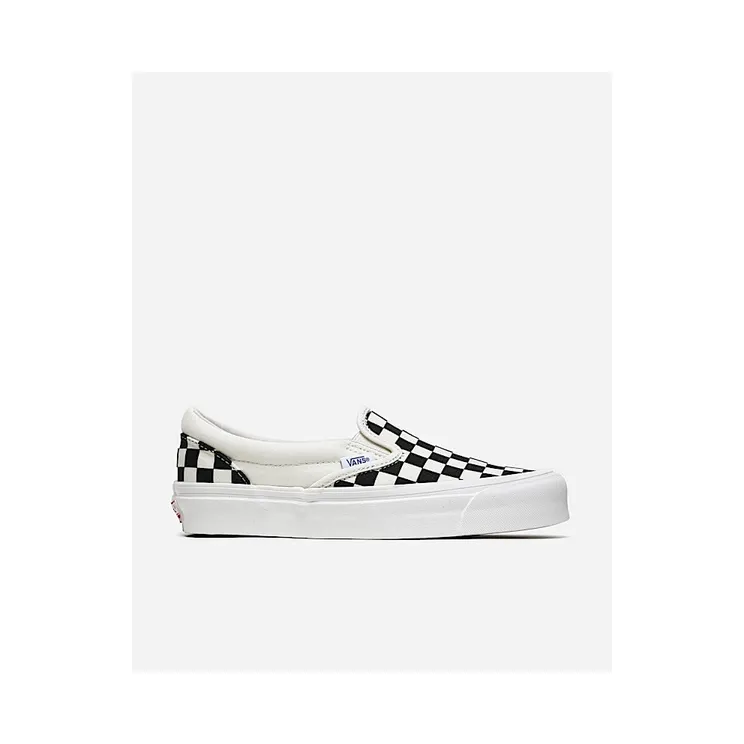 Vans OG Classic Slip-On ‘Canvas’ Black/Wht Chckrbrd (VN000UDFF8L)