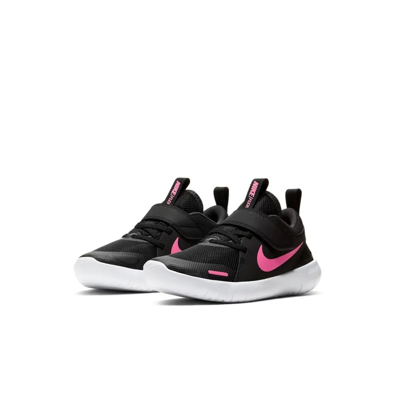 Nike Flex Contact 4 Black Pink Glow (PS) Black/White/Anthracite (CJ2072-002)