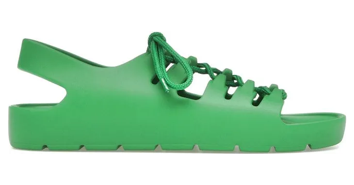 Bottega Veneta Jelly Lace Up Sandal Green (667220V11T03730)