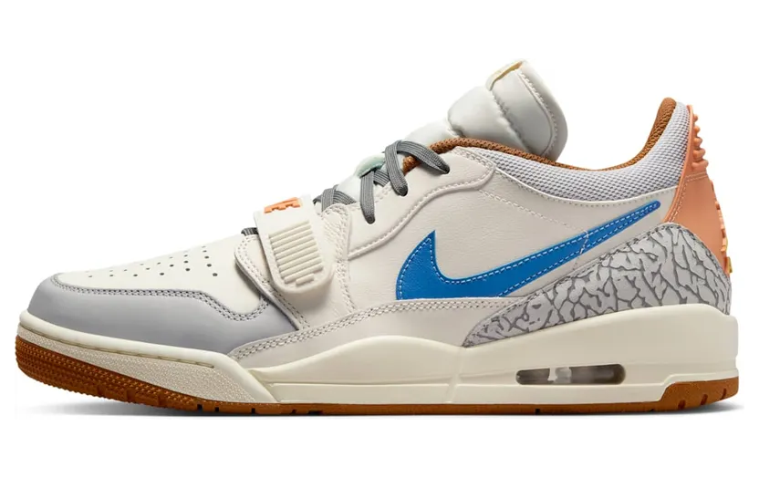 Jordan Legacy 312 Low Phantom Amber Brown Star Blue (HF0746-041)