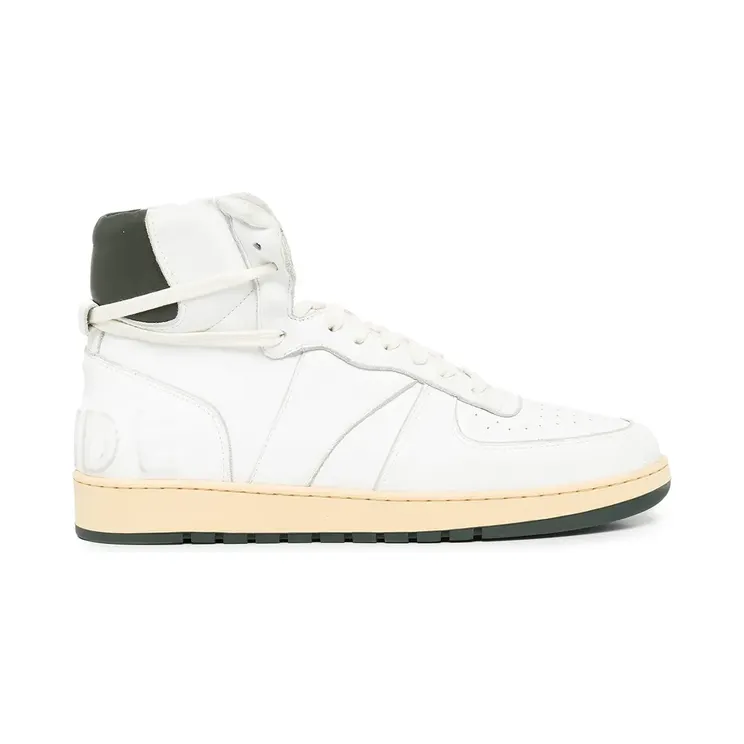 Rhude Rhecess-Sky High-Top-Sneakers “White” (RHSS22F007178)